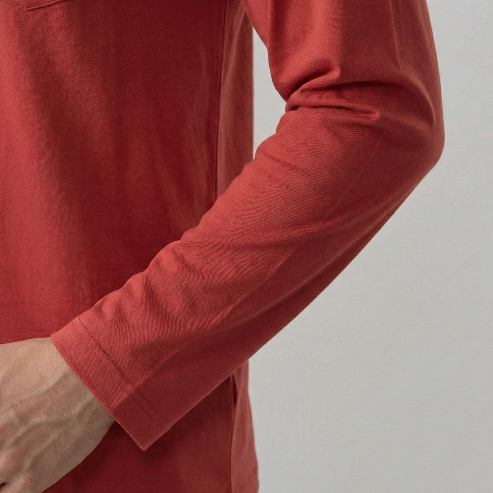 Silktouch TENCEL™ Micro Modal Air Long Sleeve Tee with Chest Pocket