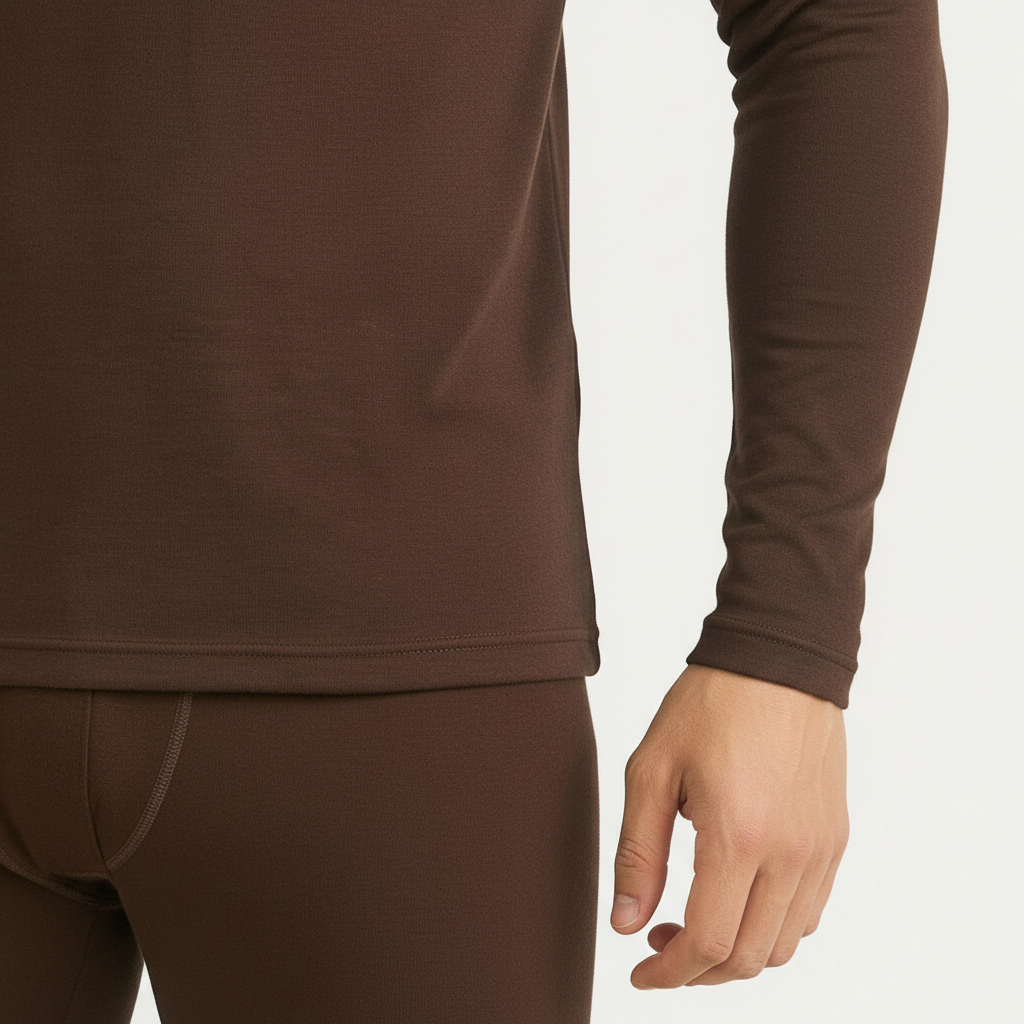 Wool Sense Mock Neck Thermal Top