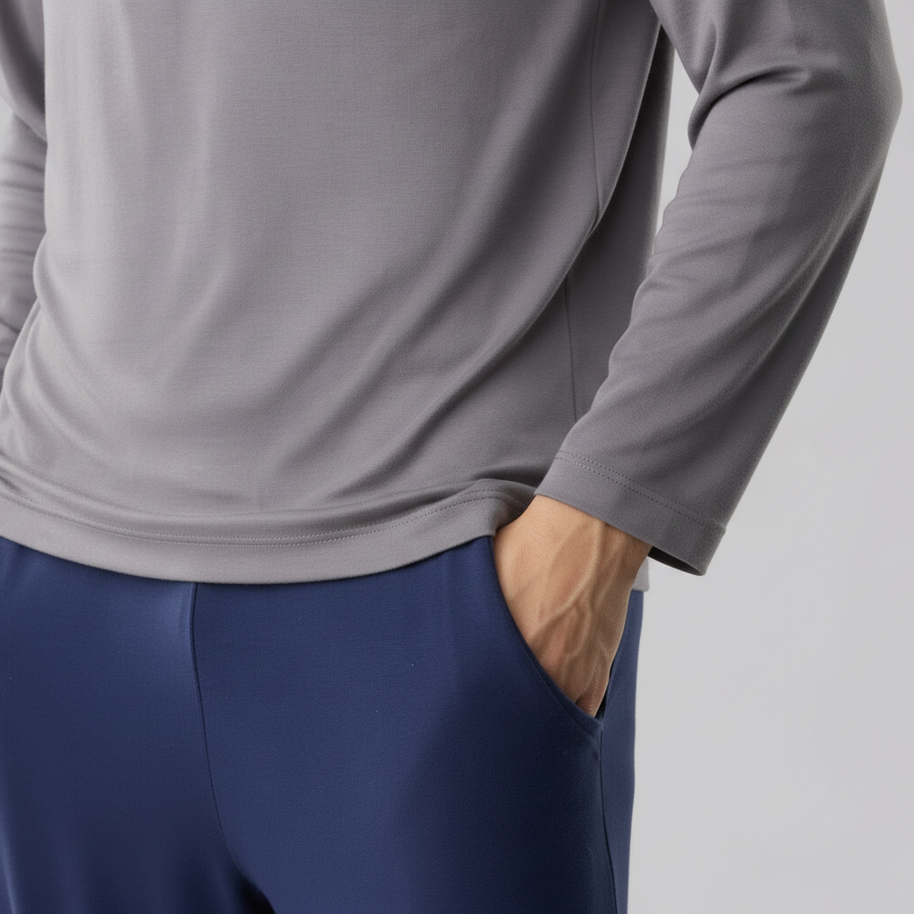 Silktouch*2 TENCEL™ Micro Modal Air Henley Neck Top