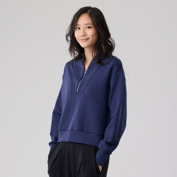 Double Knit TENCEL™ 混纺棉长袖卫衣