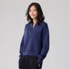 Double Knit Relaxed Half-Zip Sweatshirt