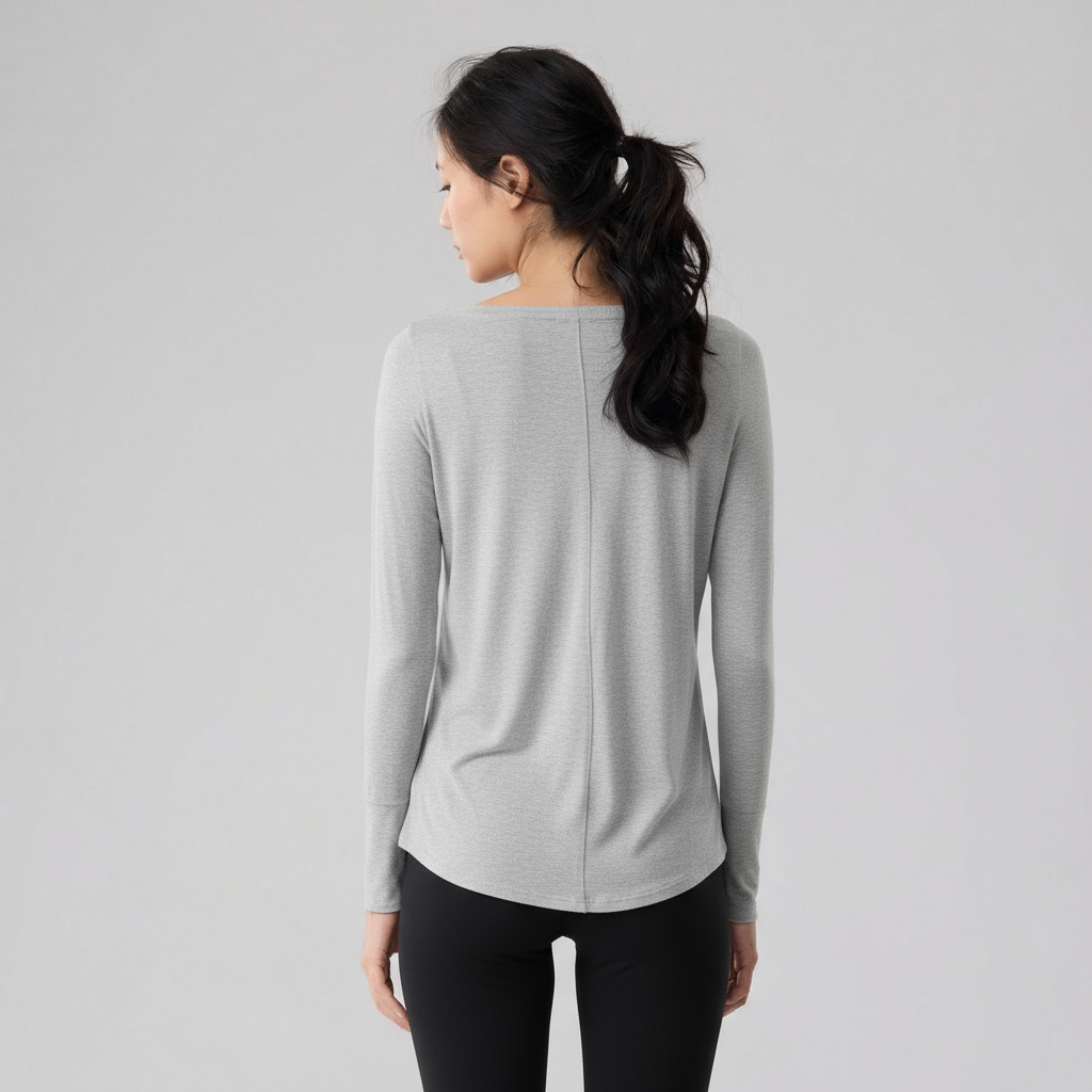 Silktouch TENCEL™ Modal Air Long Sleeve Relaxed Fit Top
