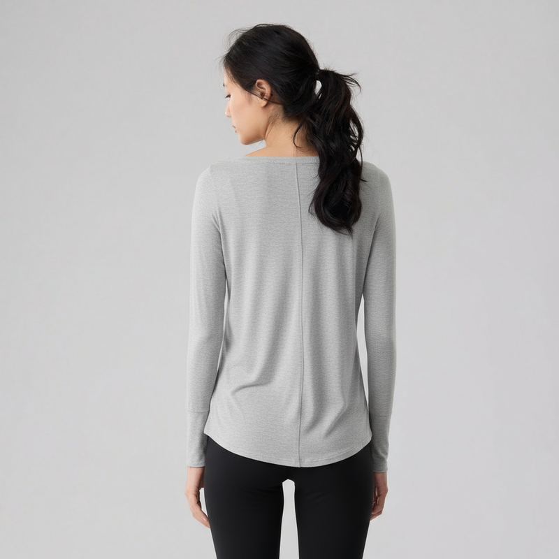 Silktouch TENCEL™ Modal Air Long Sleeve Relaxed Fit Top