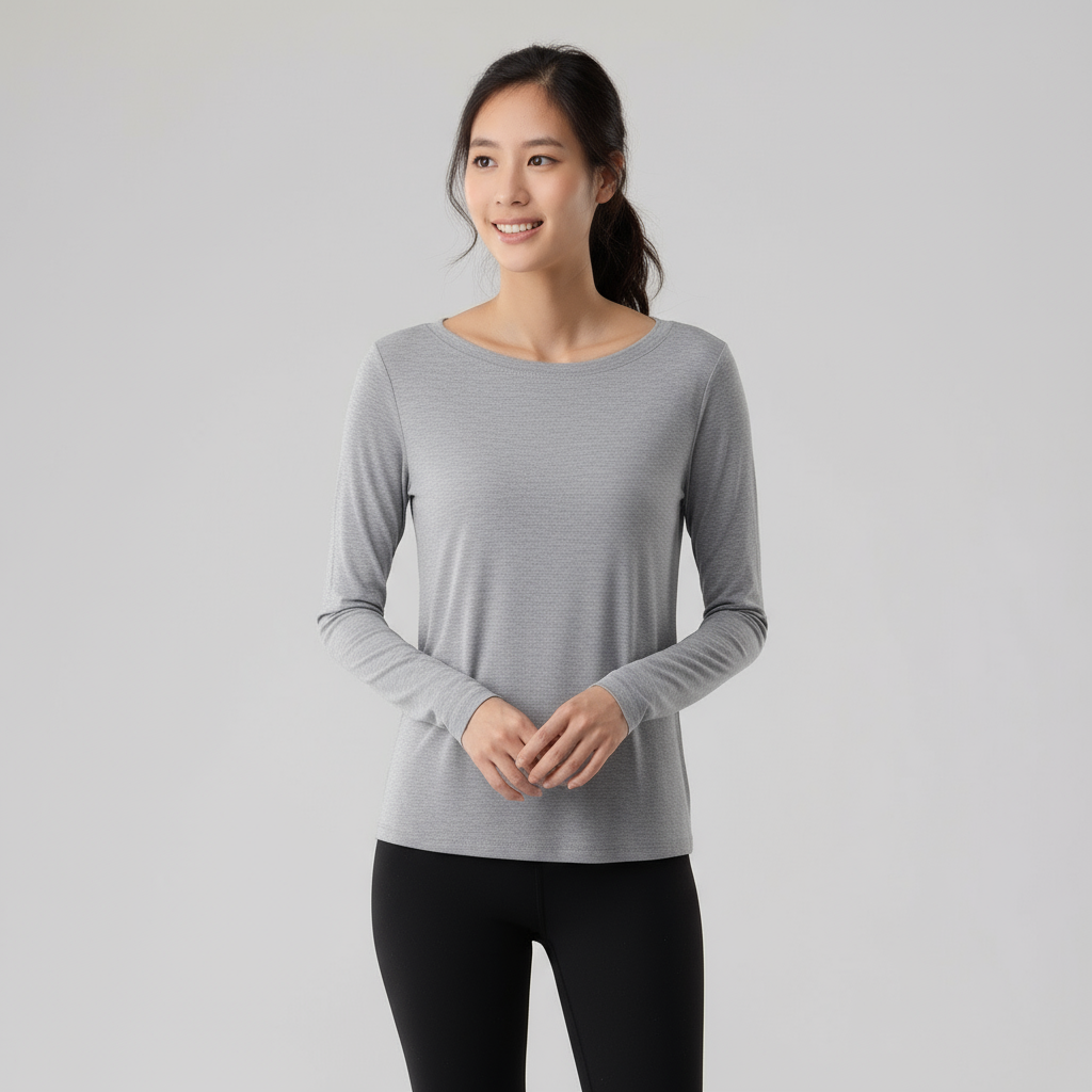 Silktouch TENCEL™ Modal Air Long Sleeve Relaxed Fit Top
