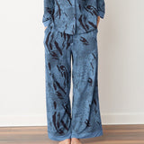 Silktouch TENCEL™ 印花阔脚裤