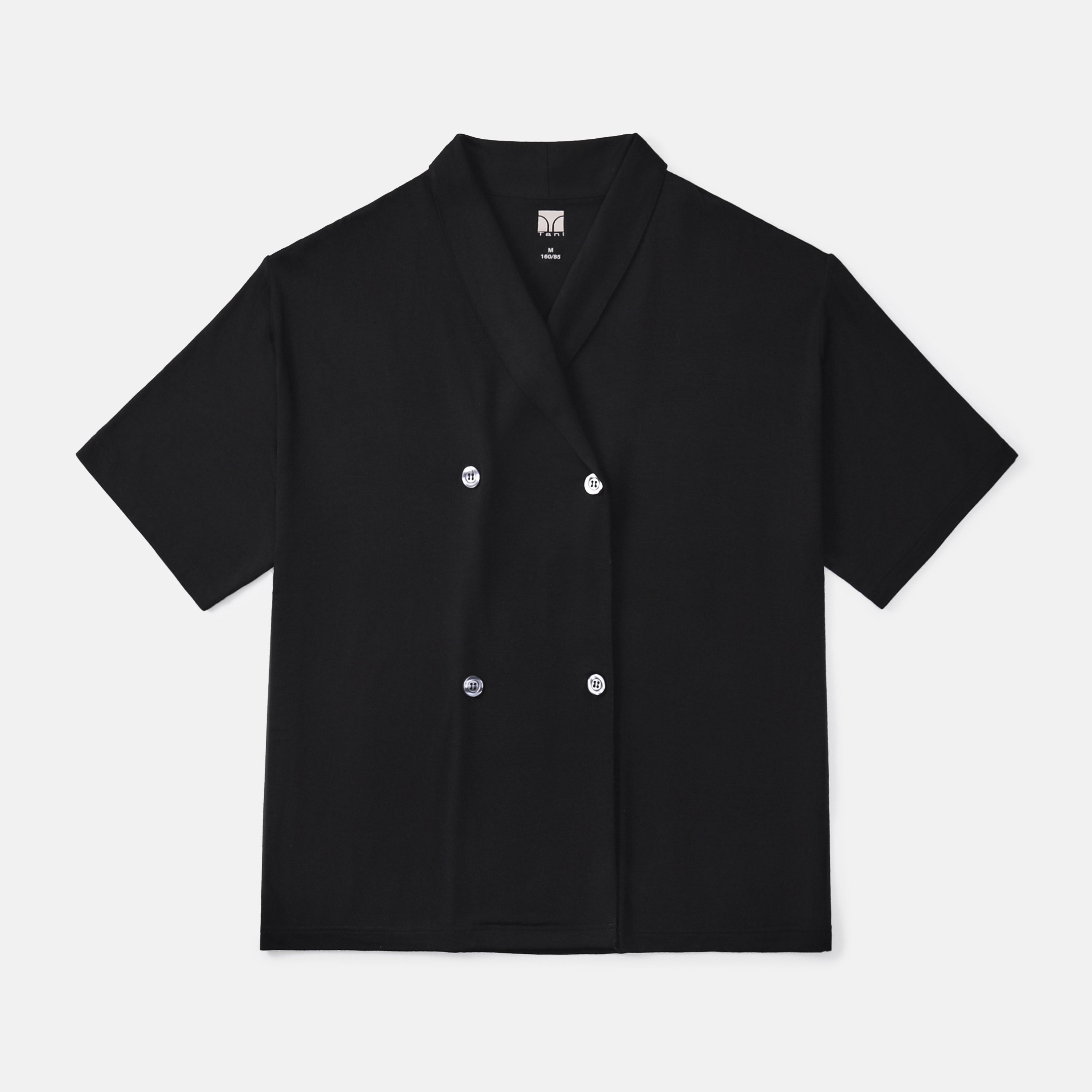 Silktouch TENCEL™ Modal Air Open Collar Short Sleeve Blouse