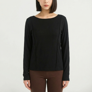 Wool Sense Round Neck Thermal Top