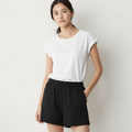 Cool Cotton Cap Sleeve Relaxed Top