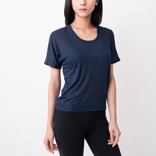 SportMesh Coolmax® Round Neck Short Sleeve Tee