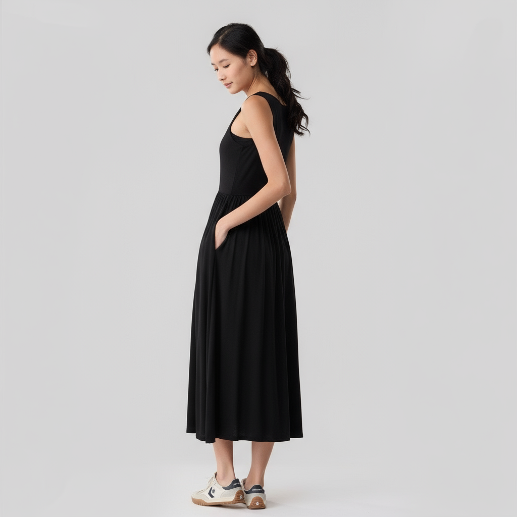 Silktouch TENCEL™ Elegant Maxi Dress