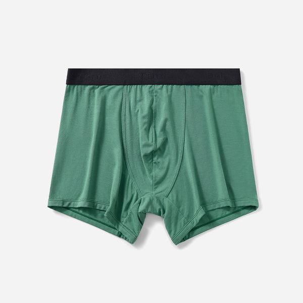 Mens Green Paisley Boxer Shorts Jacquard Boxers | Baturina Homewear