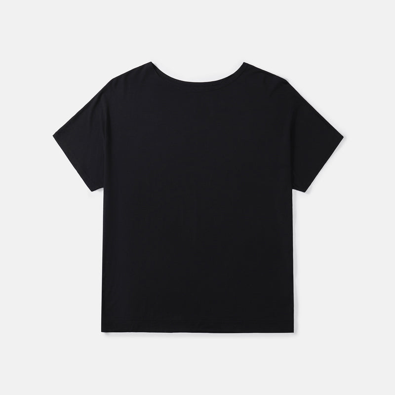 Silktouch TENCEL™  大圆领短袖Tee