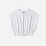 Cool Cotton Cap Sleeve Crop Top