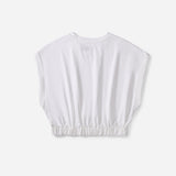 Cool Cotton Cap Sleeve Crop Top