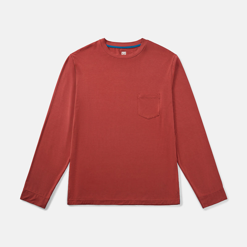 Silktouch TENCEL™ Modal Air Long Sleeve Tee with Chest Pocket