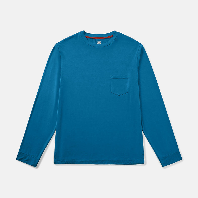 Silktouch TENCEL™ Modal Air Long Sleeve Tee with Chest Pocket
