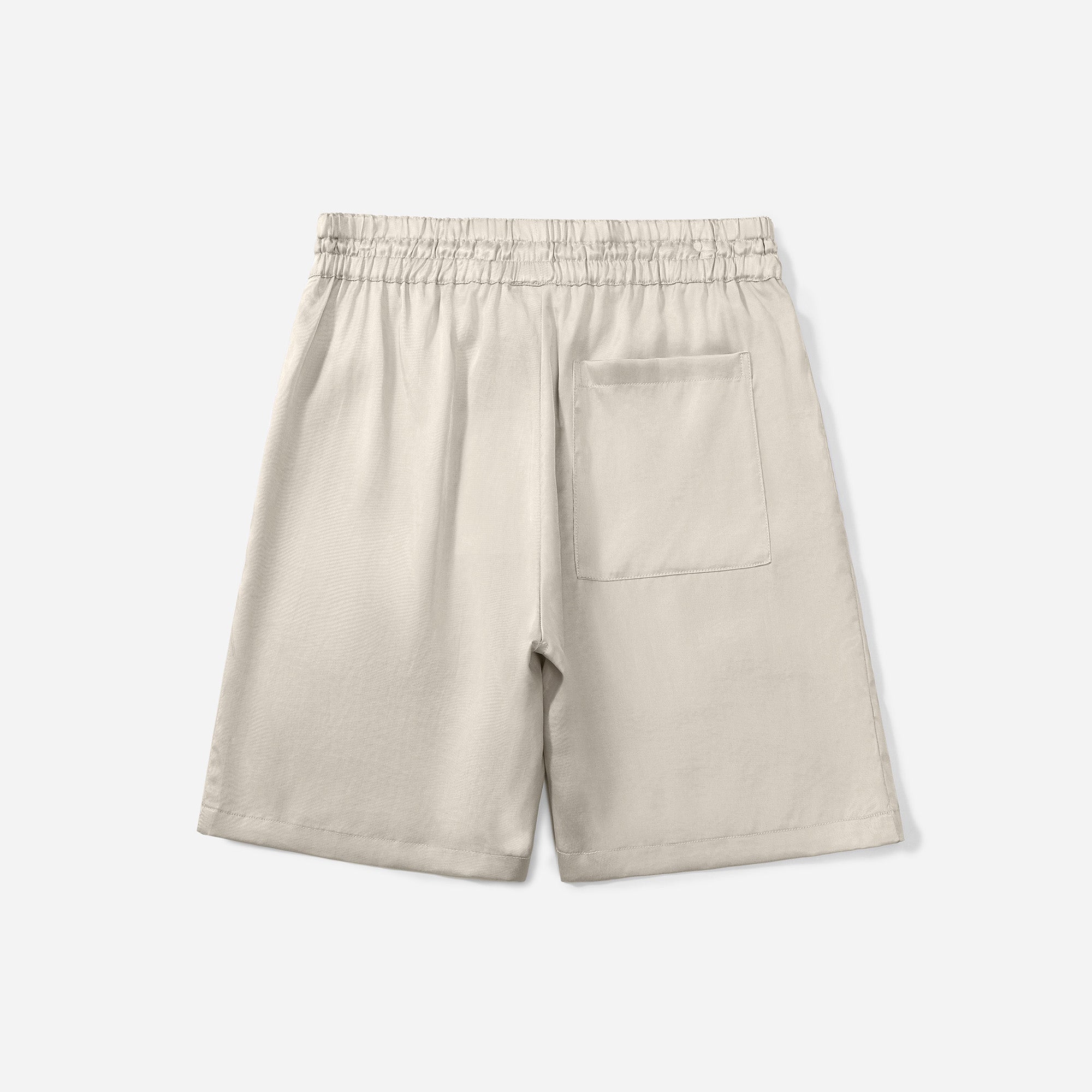 Flow TENCEL™ LUXE Shorts with elastic waistband, eco-friendly, soft, and lightweight fabric.