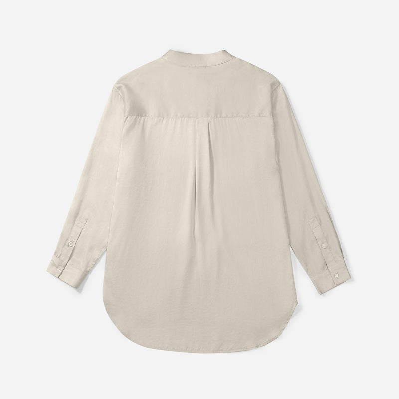 Flow TENCEL™ LUXE 缎光长袖衬衫