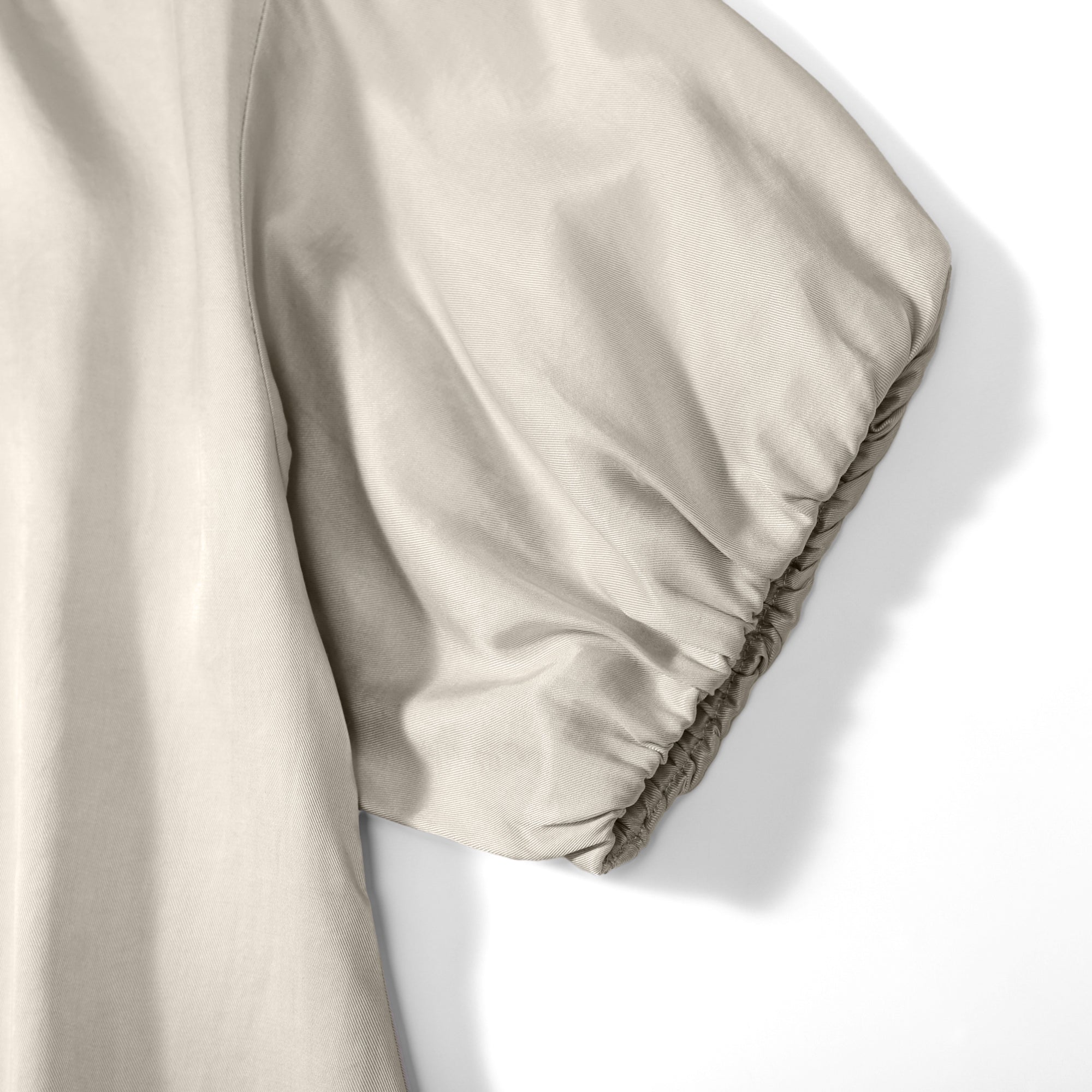 Elegant Flow TENCEL™ LUXE puffed sleeve maxi dress with billowy sleeves and soft pleats.