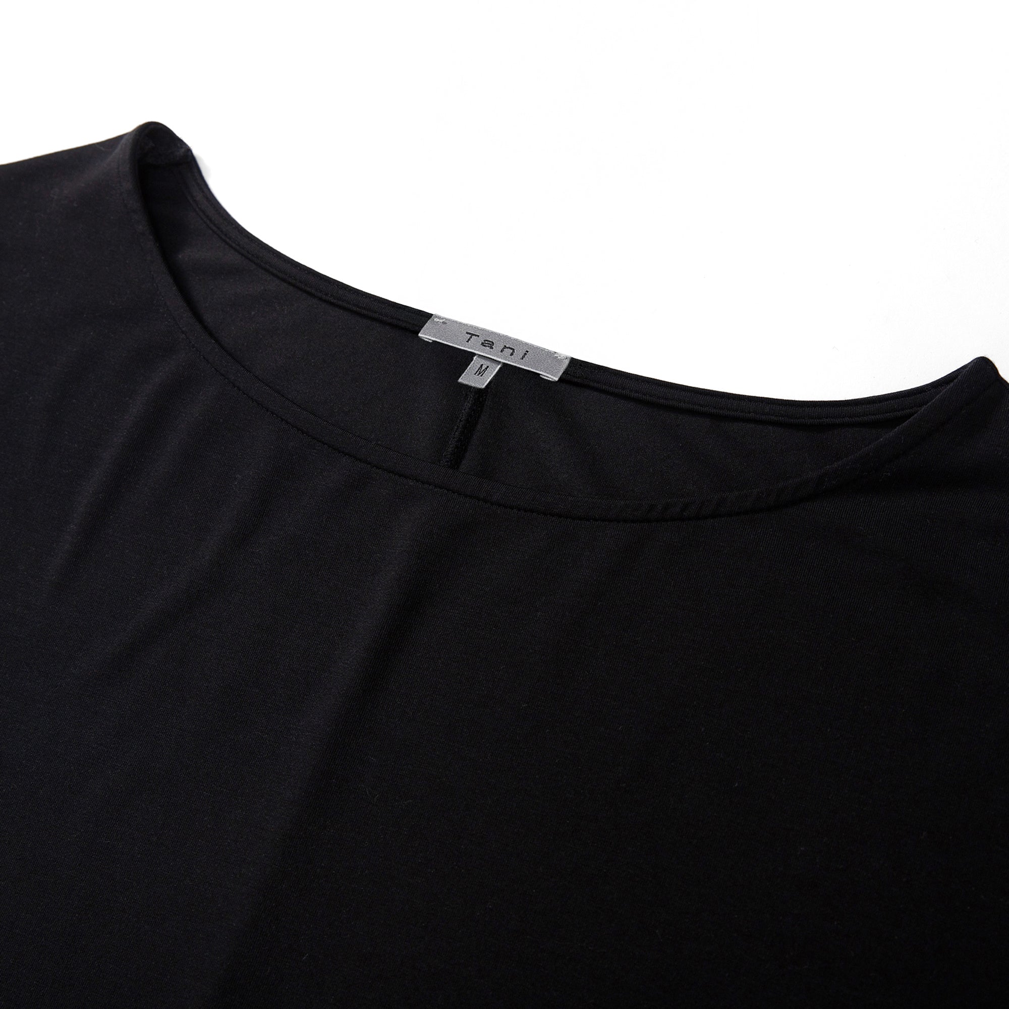 Silktouch TENCEL™ Round Neck Cap Sleeve Tee