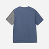 Eco Color Contrast Color Relaxed Fit Round Neck Tee