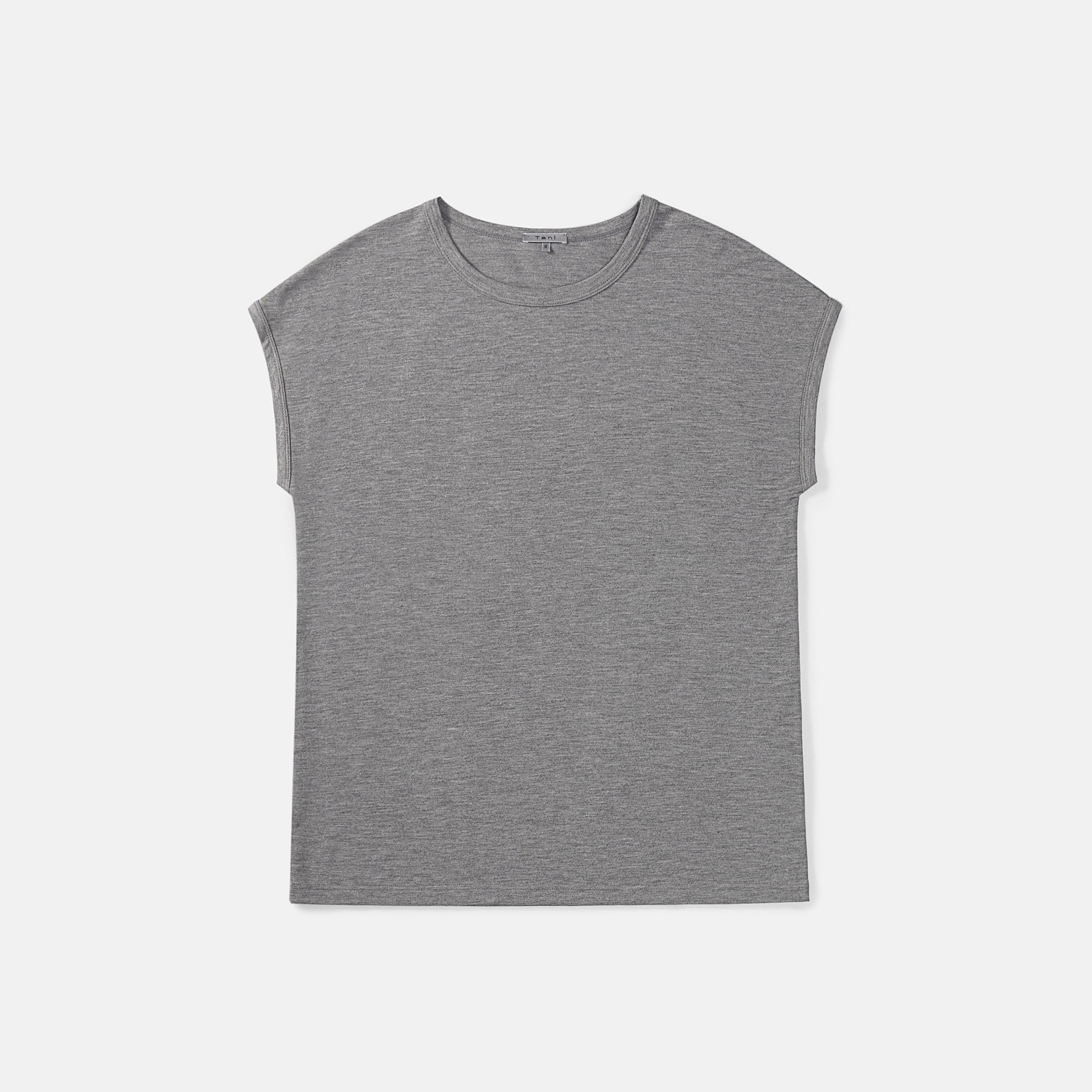 Eco Color Cap Sleeve Round Neck Tee