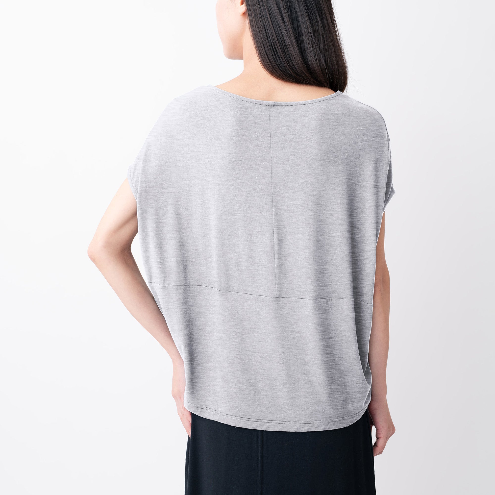 Silktouch TENCEL™ Round Neck Cap Sleeve Tee