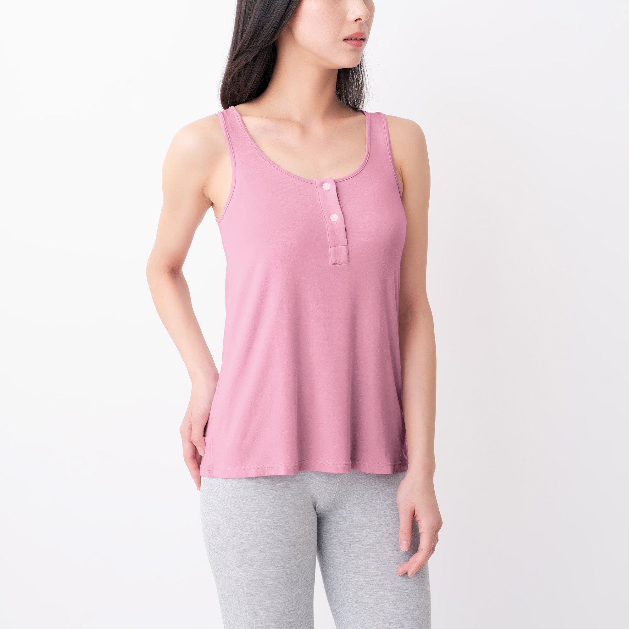 Silktouch TENCEL™ Button-Up Tank
