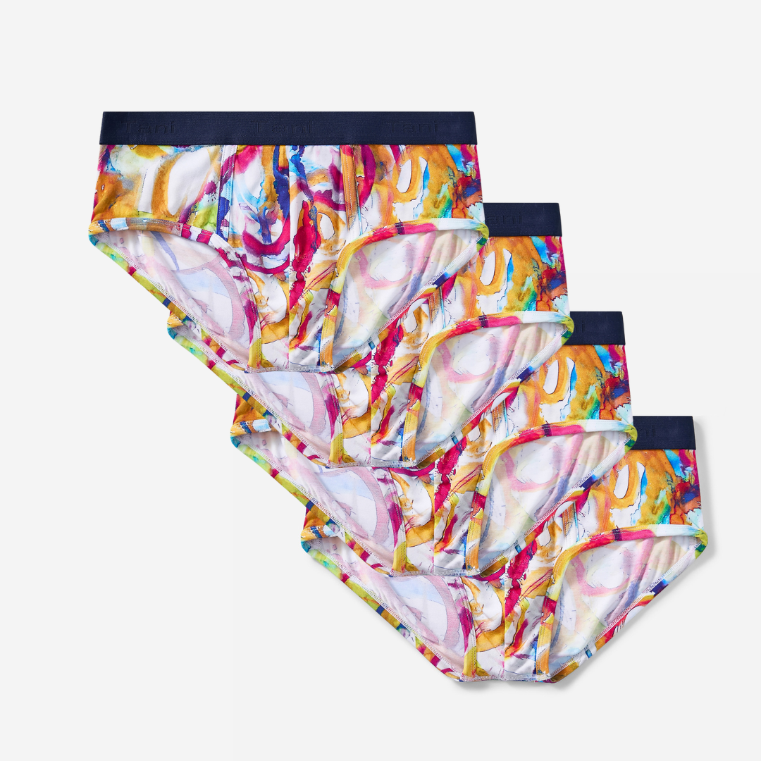 4 Pack Silktouch TENCEL™ Modal Briefs with soft waistband and breathable support.