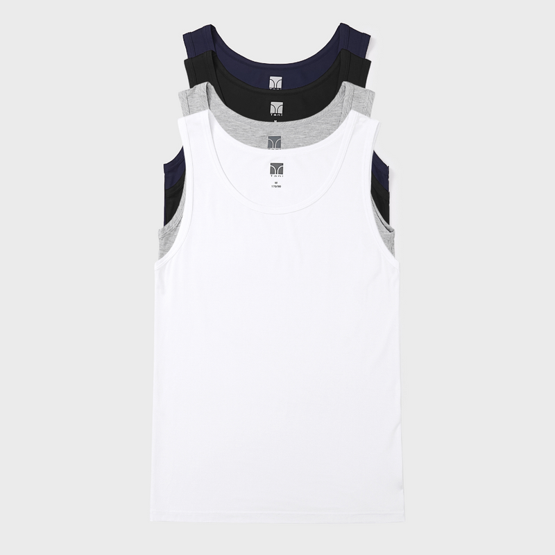 4 Pack Silktouch TENCEL™ Modal Air Tank Top