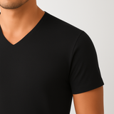 Freeform Seamless Cotton V-Neck Tee