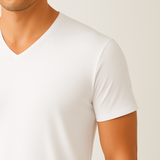 Freeform Seamless Cotton V-Neck Tee