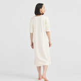 Milk Cotton 蜂巢针织连身裙