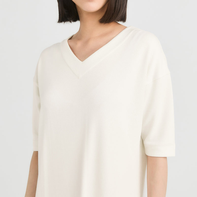 Milk Cotton 蜂巢针织连身裙