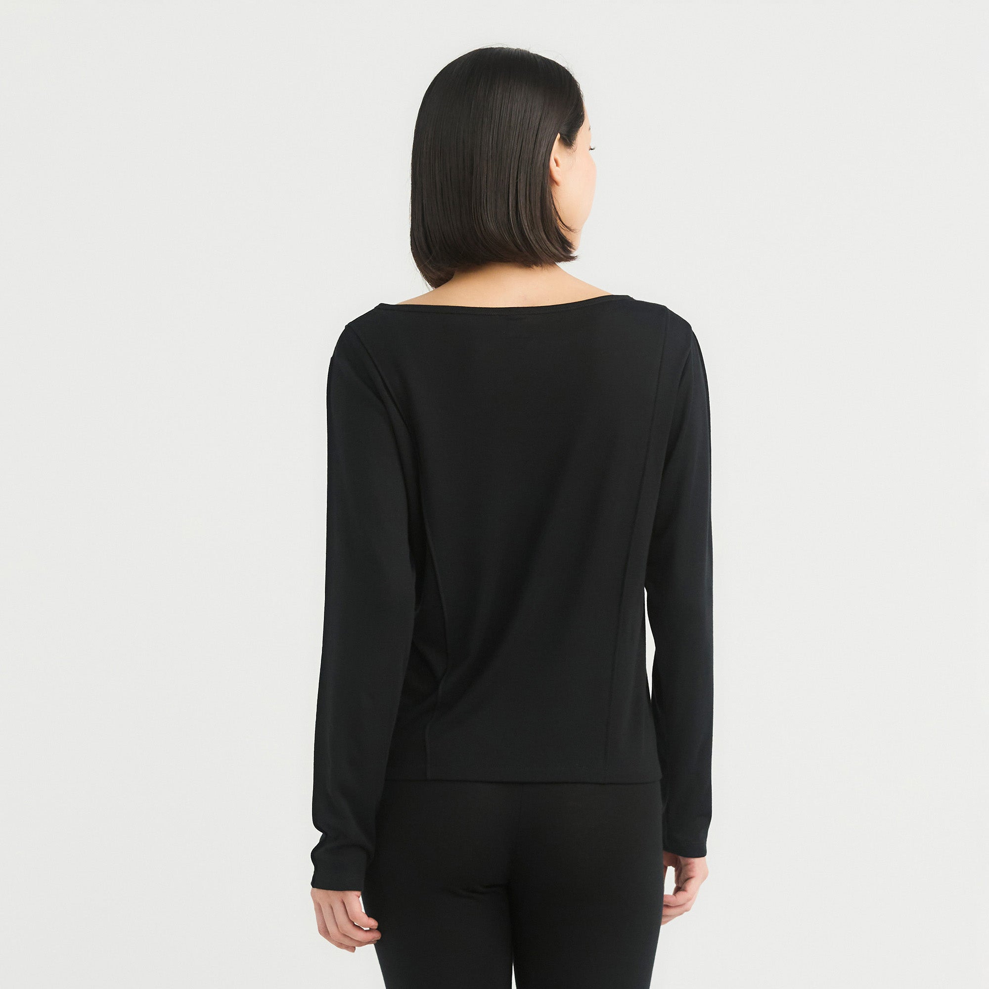 Wool Sense Round Neck Thermal Top