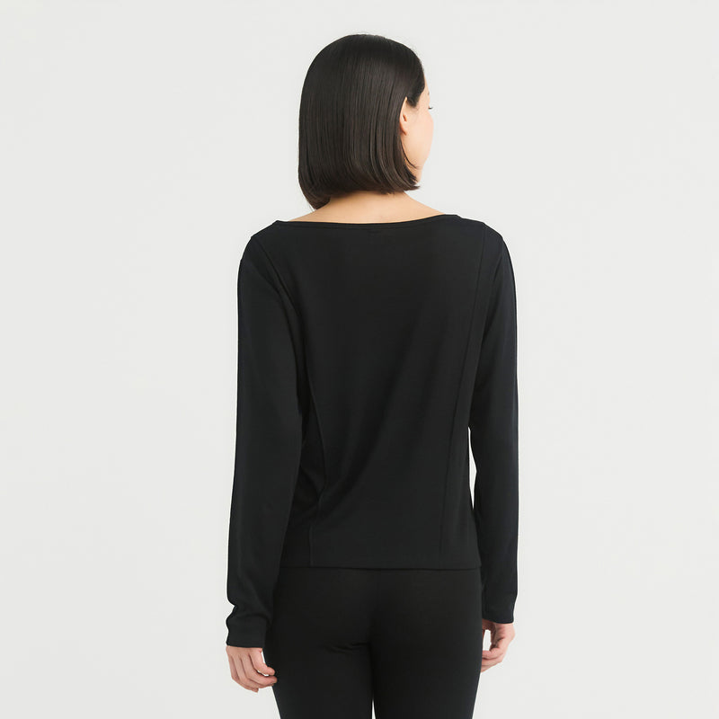 Wool Sense Round Neck Thermal Top
