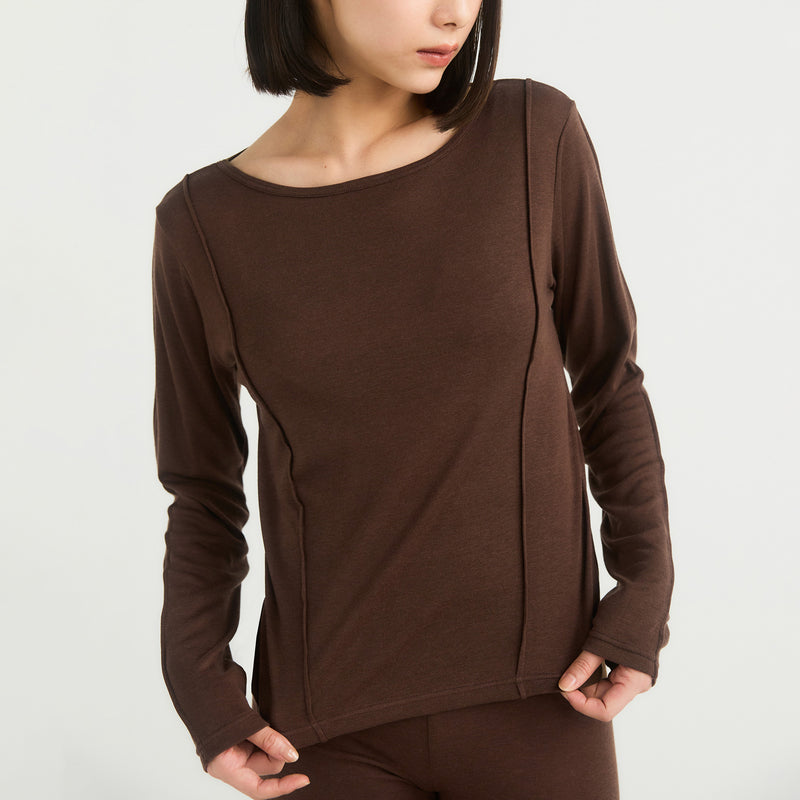 Wool Sense Round Neck Thermal Top