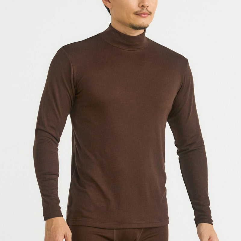 Wool Sense Mock Neck Thermal Top