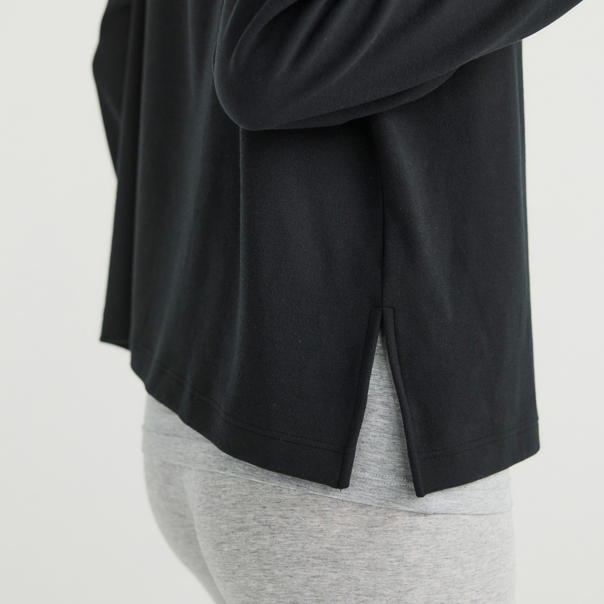 Loft Mock Neck Long Sleeve Top