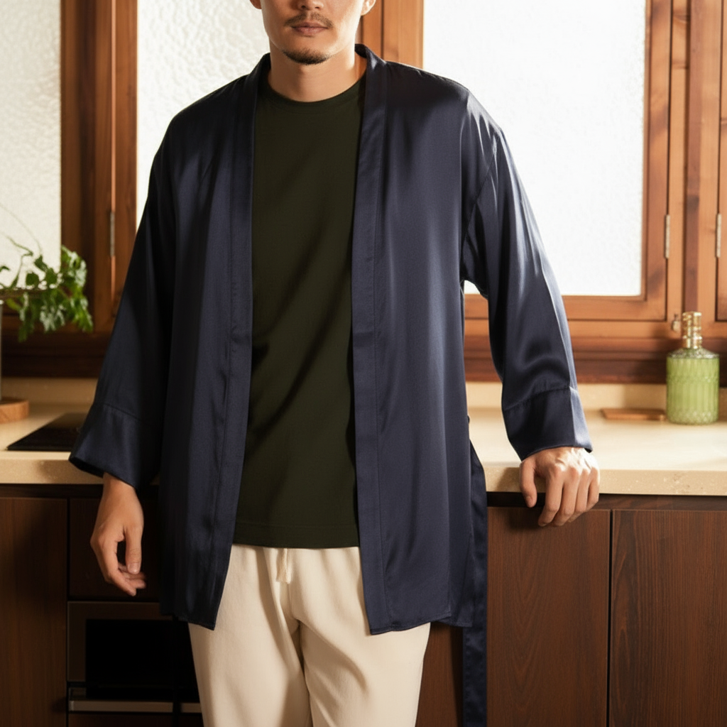 Flow TENCEL™ LUXE 緞光中性長袍