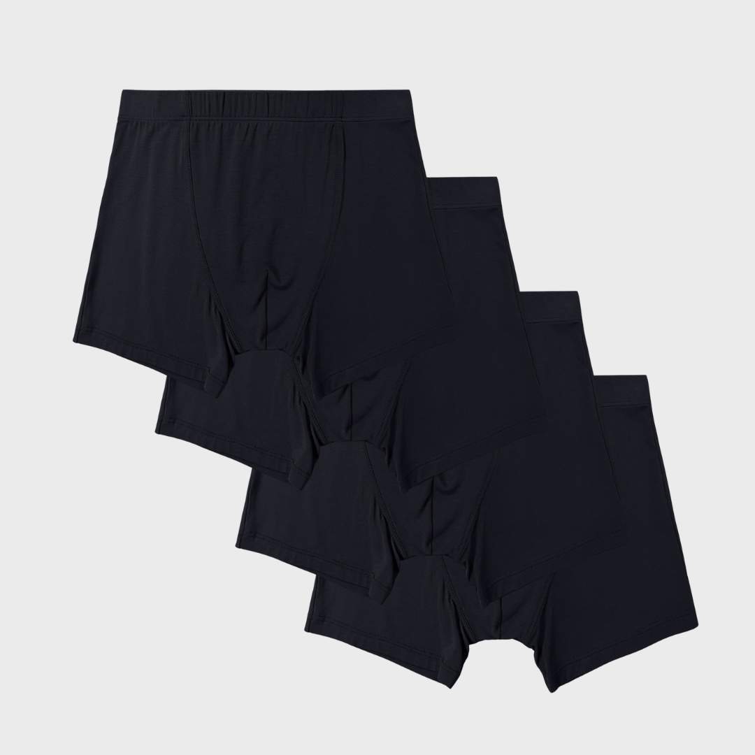 4 Pack Silktouch TENCEL™ Modal Air Boxer Briefs: Soft, breathable, and eco-friendly comfort.