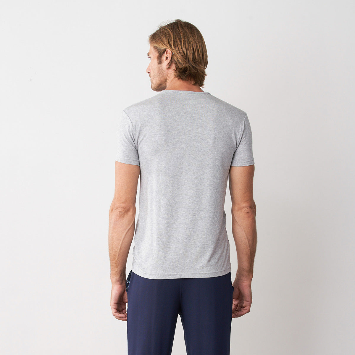 Modal Silk V-Neck T-Shirt