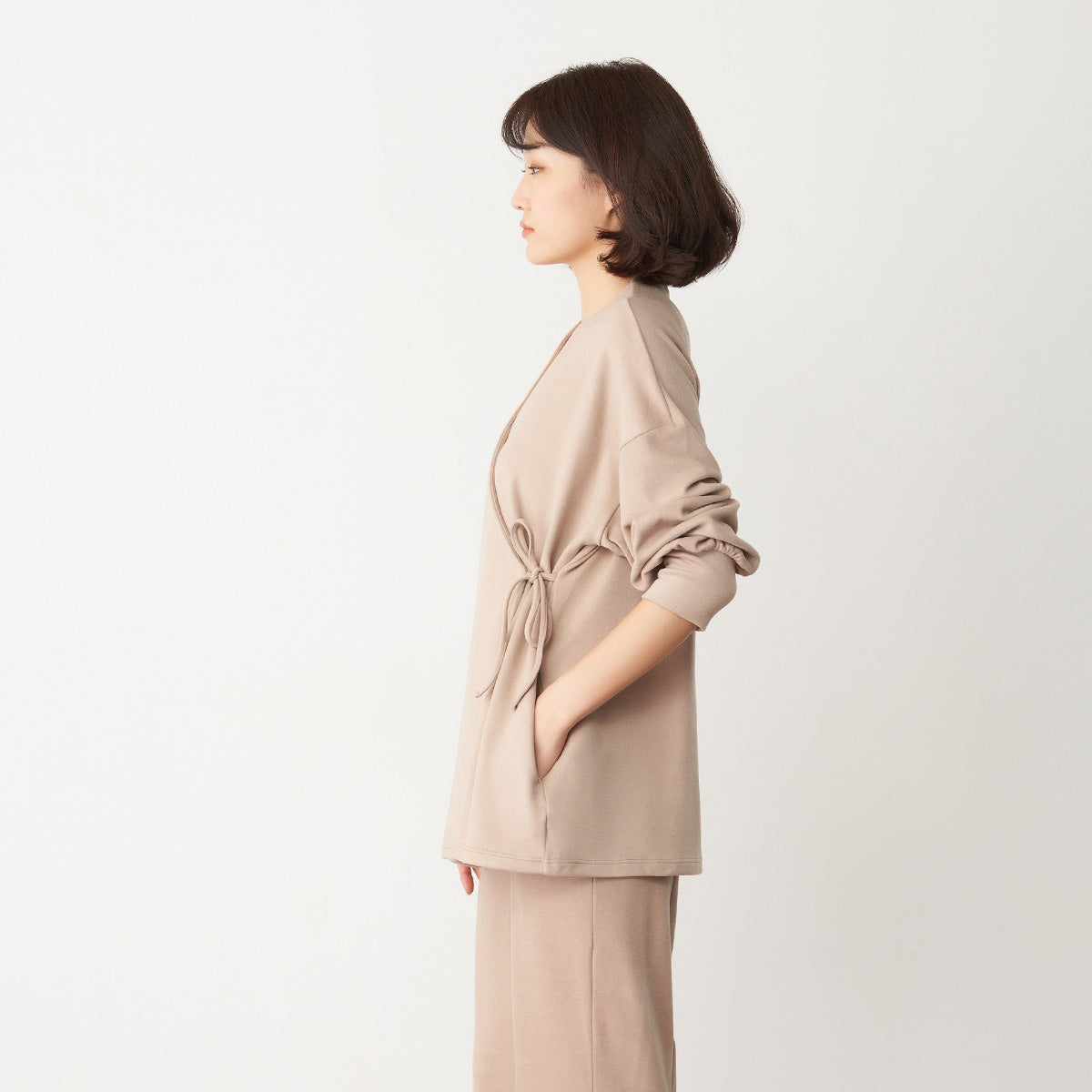 Loft 保暖绑带上衣