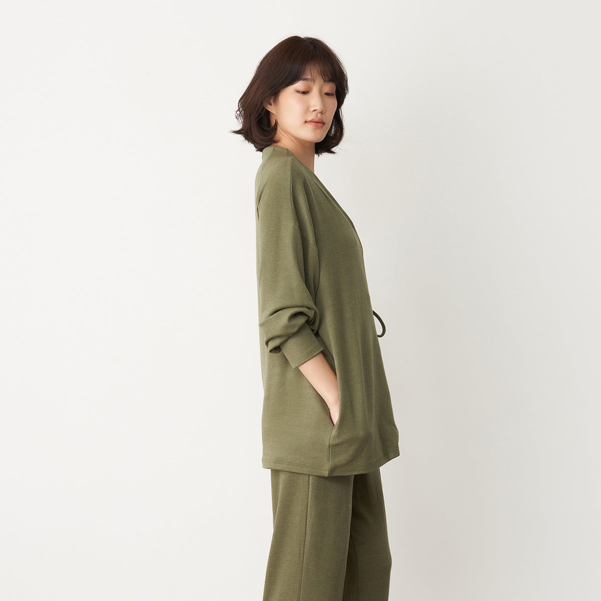 Loft 保暖绑带上衣