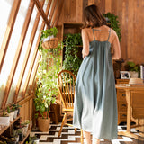 Flow 緞光連身裙(日本製)