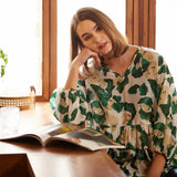 Flow TENCEL™ LUXE Puffed Sleeve Blouse (Made in Japan)