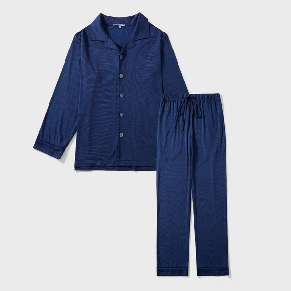Jacquard Long Sleeve Pyjama Set