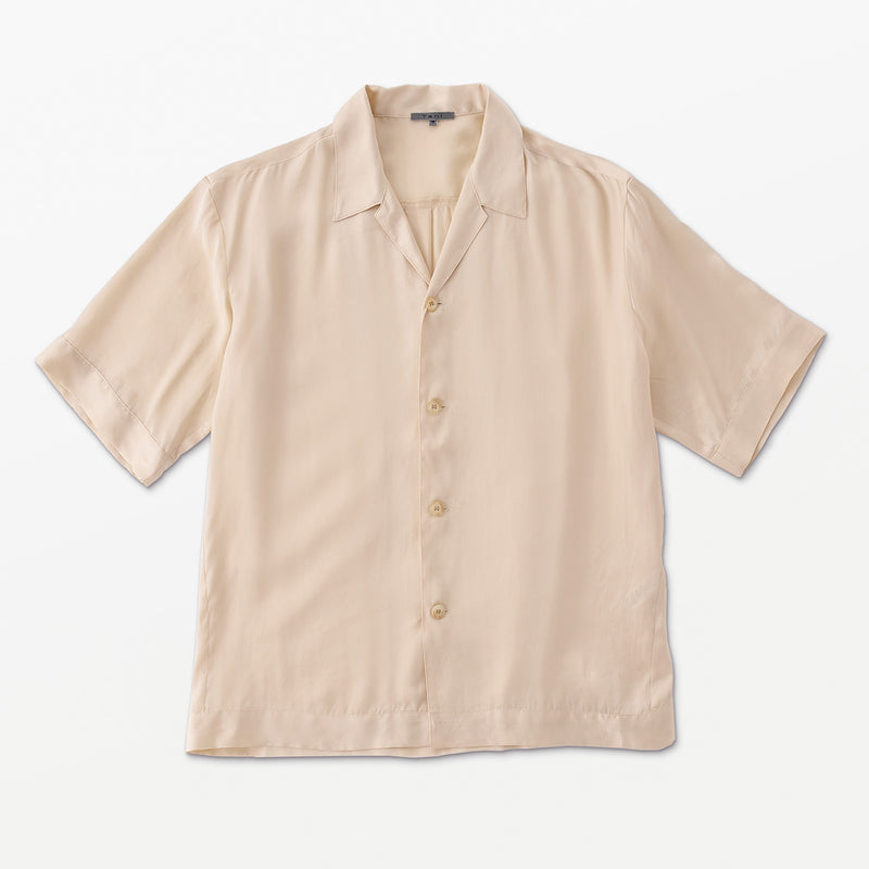 Flow 緞光短袖襯衫