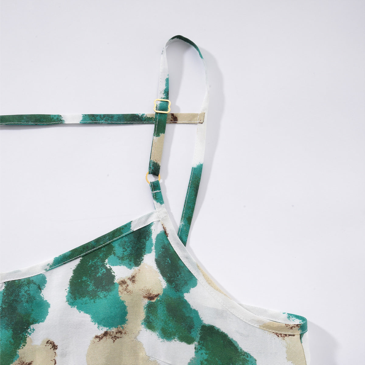 Flow TENCEL™ LUXE Peplum Top in relaxed style with adjustable straps for a feminine look.