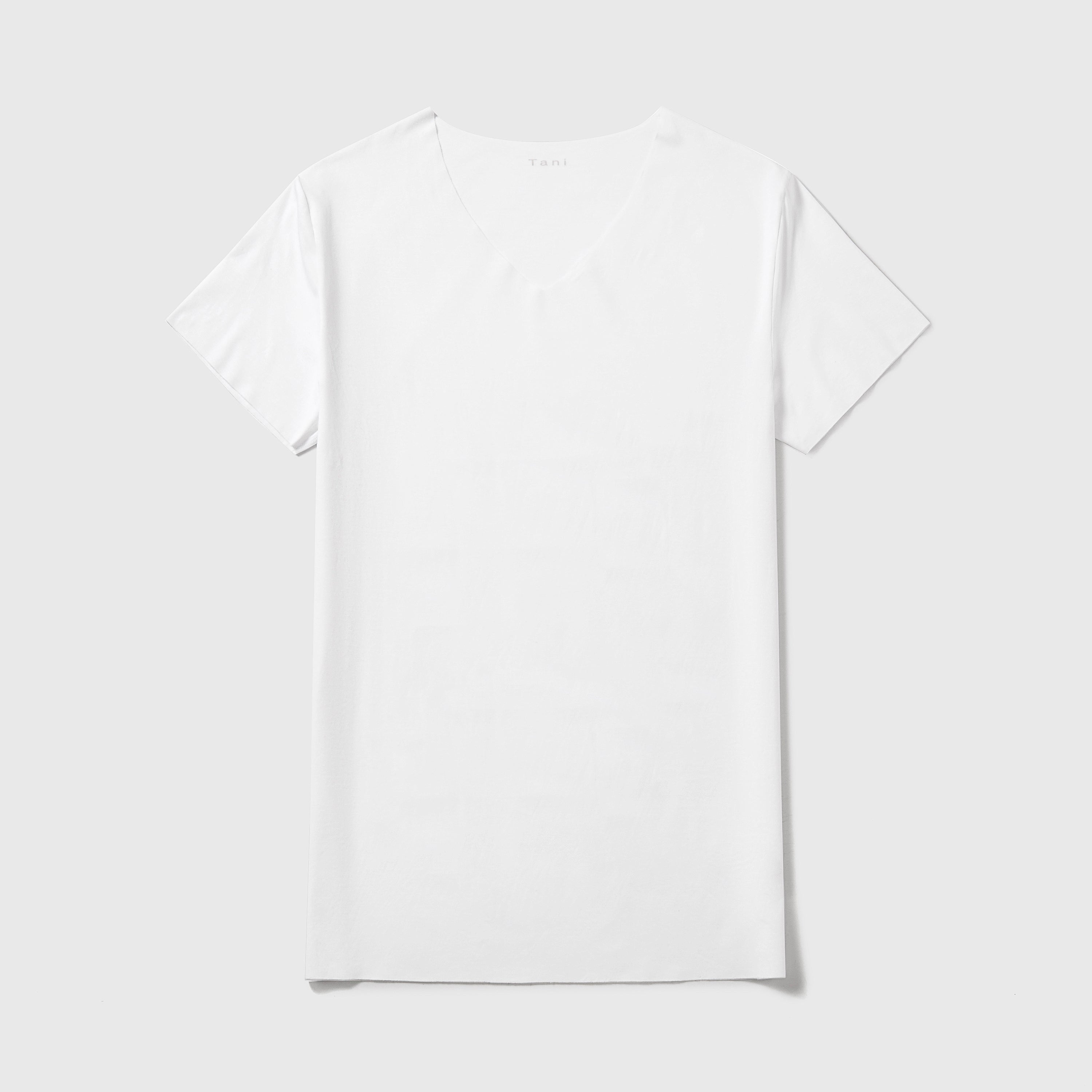 Freeform Seamless Cotton V-Neck Tee